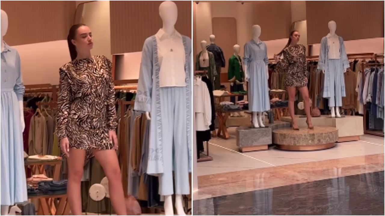 <div class="paragraphs"><p>Image of the woman who stood like a mannequin&nbsp;in the Dubai mall.</p></div>